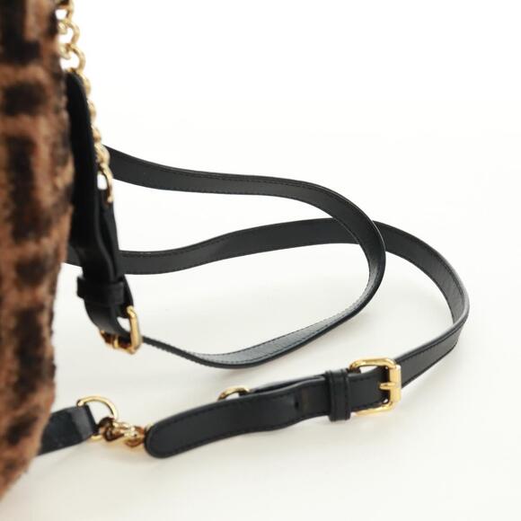 FENDI Shearling Mini Backpack - Picture 7 of 15